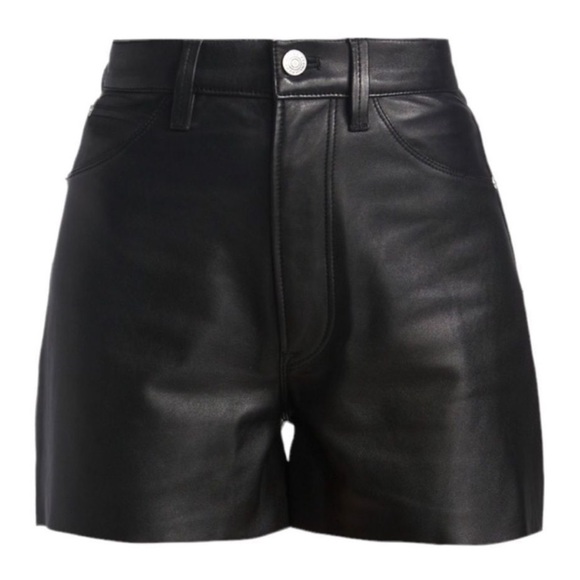 Frame Leather Shorts - Picture 12 of 13